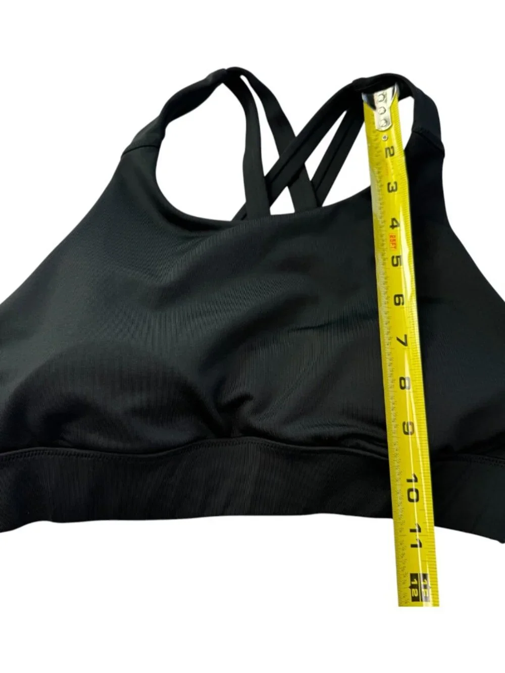 HYLETE Sports Bra Black.  Size Women's Medium Cross Back